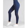 Women’s Riding Breeches Equestrian Riding Pants with Silicone Grip and Ventilated Mesh Fabric Active Riding Tights(Navy)