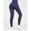 Women’s Riding Breeches Equestrian Riding Pants with Silicone Grip and Ventilated Mesh Fabric Active Riding Tights(Navy)