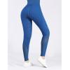 Women’s Riding Breeches Equestrian Riding Pants with Silicone Grip and Ventilated Mesh Fabric Active Riding Tights(Peacock Blue)