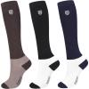 Harrison Howard 3 Pairs Premium Quality Equestrian Riding Socks for Horse Riding &Tall Boot Knee High Socks for Women(Navy/Coffee/Black)