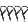 Harrison Howard 4PCS 22” Easily Packed Sturdy Nylon Bucket Straps for Hay Nets and Water Feeder Buckets-Red(4PCS Black)