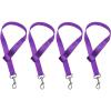 Harrison Howard 4PCS 22” Easily Packed Sturdy Nylon Bucket Straps for Hay Nets and Water Feeder Buckets-Red(4PCS Purple)