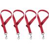 Harrison Howard 4PCS 22” Easily Packed Sturdy Nylon Bucket Straps for Hay Nets and Water Feeder Buckets-Red(4PCS Red)