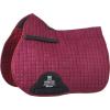 Harrison Howard All-Purpose Saddle Pad Suede Saddle Pad for Horses Use During Everyday Riding(Burgundy)