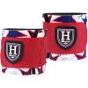 Harrison Howard Durable Shock-Absorbent Breathable Impact Protection Pastern Wraps for Horse Sold in Pairs Summer Mint(Star)