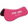 Harrison Howard Dyna-Sorb Full Shock Absorbing Memory Half Saddle Pad for Horse(Fuchsia Pink (with White Print))
