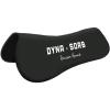 Harrison Howard Dyna-Sorb Full Shock Absorbing Memory Half Saddle Pad for Horse(Mars Black 1 (with White Print))