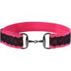 Harrison Howard Elastic Horsebit Belt Horse Riding Belt with Surcingle Buckle Stretchable Waist Belt for Horseback Riding(Magenta)