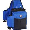 Harrison Howard Equestrian Western Saddle Bag Nylon Water Bottle/Gear Carrier Convenient Saddle Bag Black(Royal Blue)