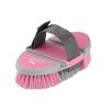 Harrison Howard Flexible Finish Horse Grooming Brush – Bendable, Comfortable Hold, Light Blue(Cherry Pink)