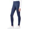Harrison Howard Girls Riding Pants with Pockets & Belt Loops Full Seat Riding Tights for Girls(Navy)