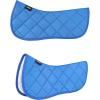 Harrison Howard Half Saddle Pad for Horses, Breathable Shock Absorbing English Saddle Pad for Jumping, Training & Eventing(Cobalt Blue)