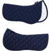 Harrison Howard Horse Half Pad – Shock-Absorbing, Soft & Breathable English Saddle Pad for Horses(Navy)