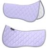 Harrison Howard Horse Half Pad – Shock-Absorbing, Soft & Breathable English Saddle Pad for Horses(Purple)