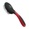 Harrison Howard Horse Mane and Tail Brush – Professional Grooming Brush, Equestrian Detangler, Non-Slip, Purple(Red)