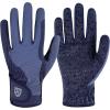Harrison Howard Horse Riding Gloves All-Season Lightweight Non-Slip for Gardening, Running Equestrian Riding Gloves(navy)