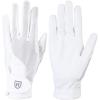 Harrison Howard Horse Riding Gloves Comfortable Grip for Gardening, Running or Cycling Lightweight Gloves(white)