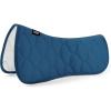 Harrison Howard Mesh Riding Half Pad for English Saddle Comfortable Cushioning Reduce Pressure on Horse’s Back(Teal)