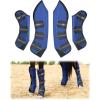 Harrison Howard Premium Shipping Boots for Horses Set of 4 Travel Boots Comfort and Protection During Travels with Touch