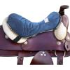 Harrison Howard Trail Seat Saver Western Tack Saddle Ride-on Pad with Cushion Bottom Helps Distribute Back Pressure(Blue)