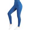 Harrison Howard Women’s Full Seat Riding Tights Active Silicon Grip with Mesh Horse Riding Pants for Women(Peacock Blue)