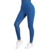 Harrison Howard Women’s Full Seat Riding Tights with Double-Layer Pockets Equestrian Breeches for Women(Blue)