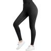 Harrison Howard Women’s Full Seat Riding Tights with Side Pockets Horse Riding Pants Equestrian Breeches(Black)