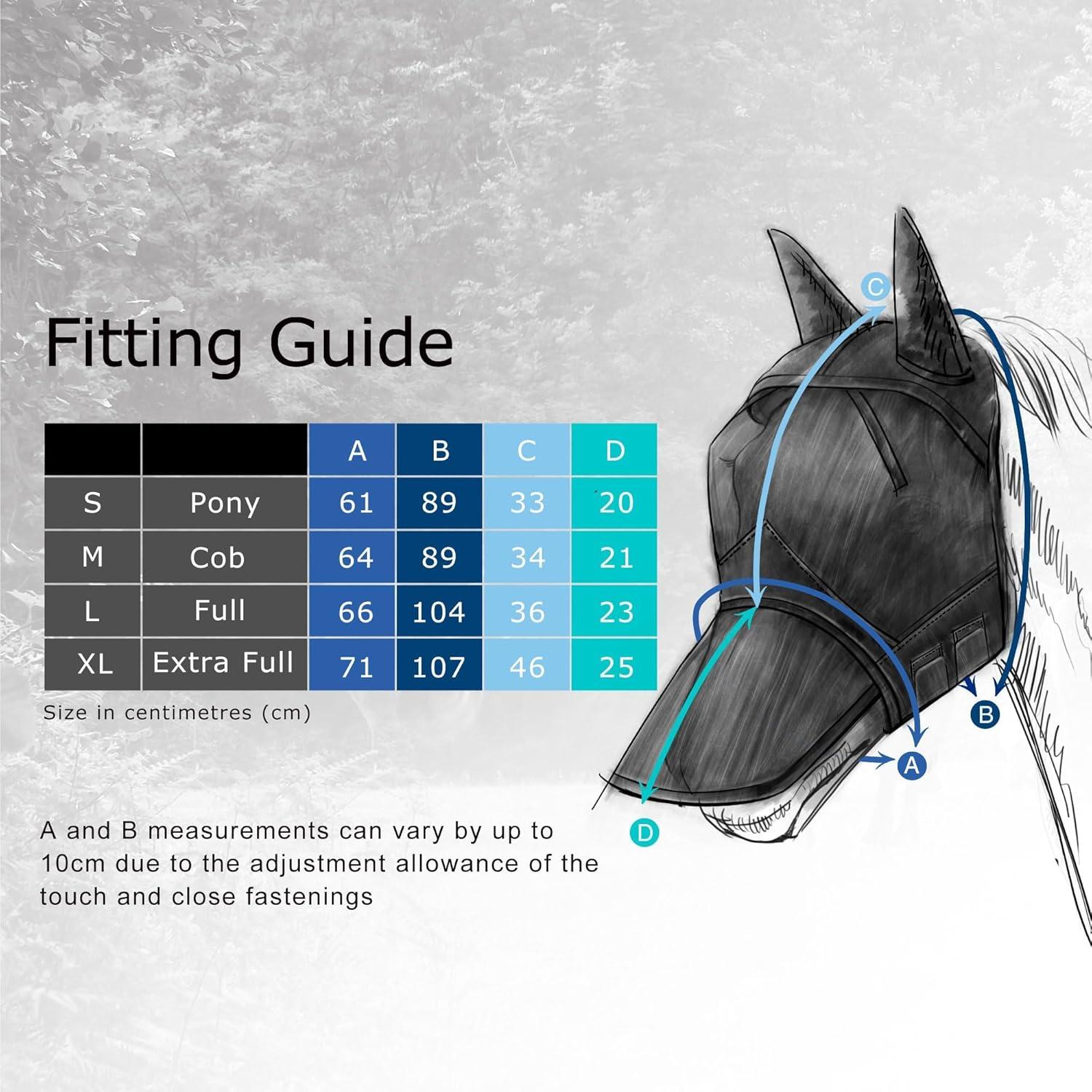 imageHarrison Howard CareMaster Horse Fly Mask Standard SilverPurple Retro Large Full SizeMoonlight Silver