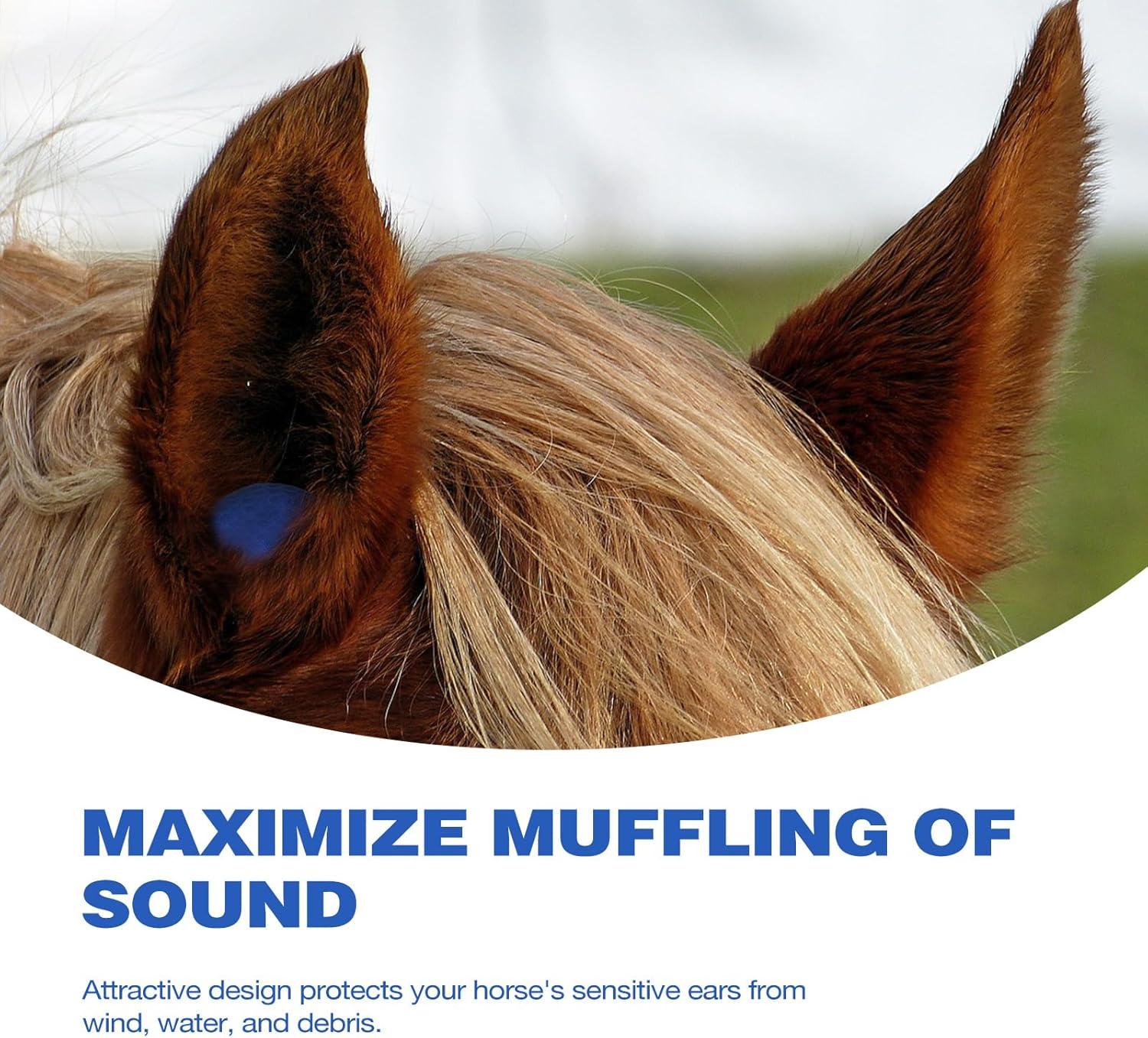 imageHarrison Howard EaseFit Equestrian Earplugs 3cm Horse Foam Ear Plugs Balls 2 PCSNavyNavy