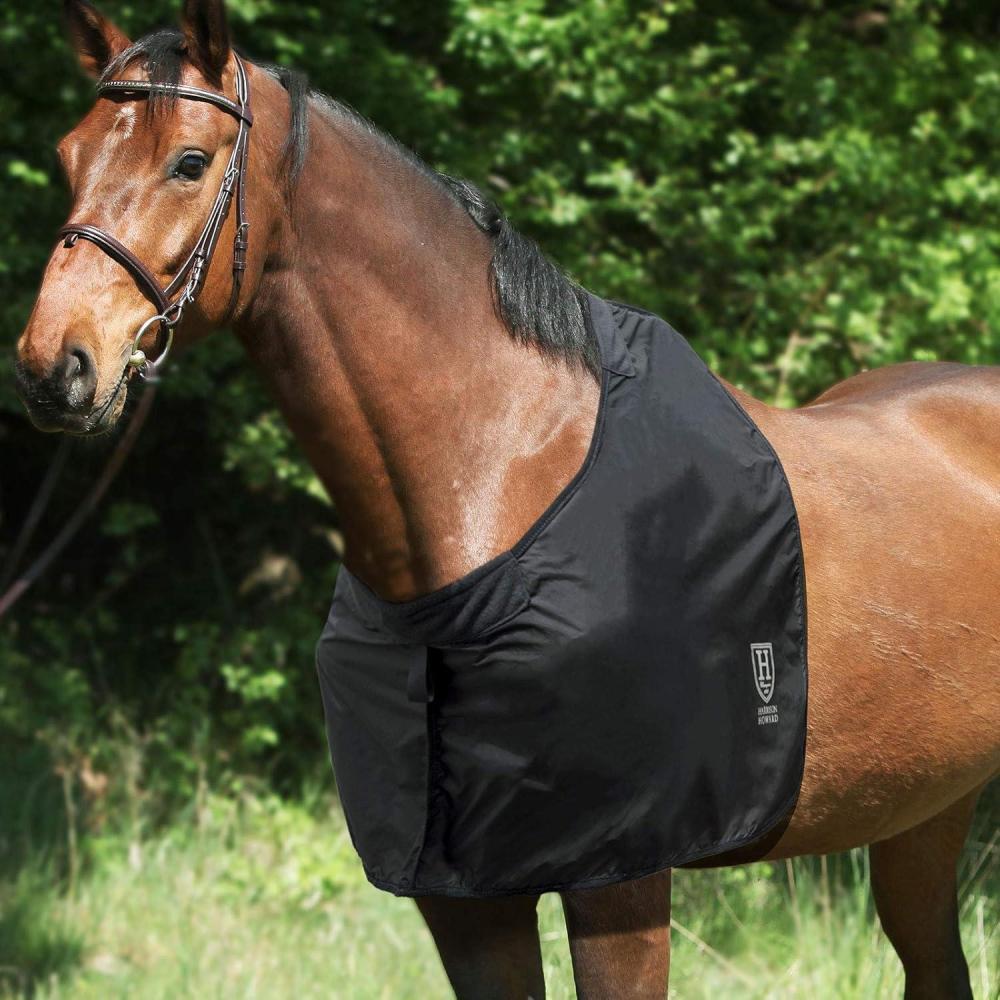 imageHarrison Howard HHorse Shoulder Guard AntiRub Bib Chest Saver Wither Protector Champion BlueBlack