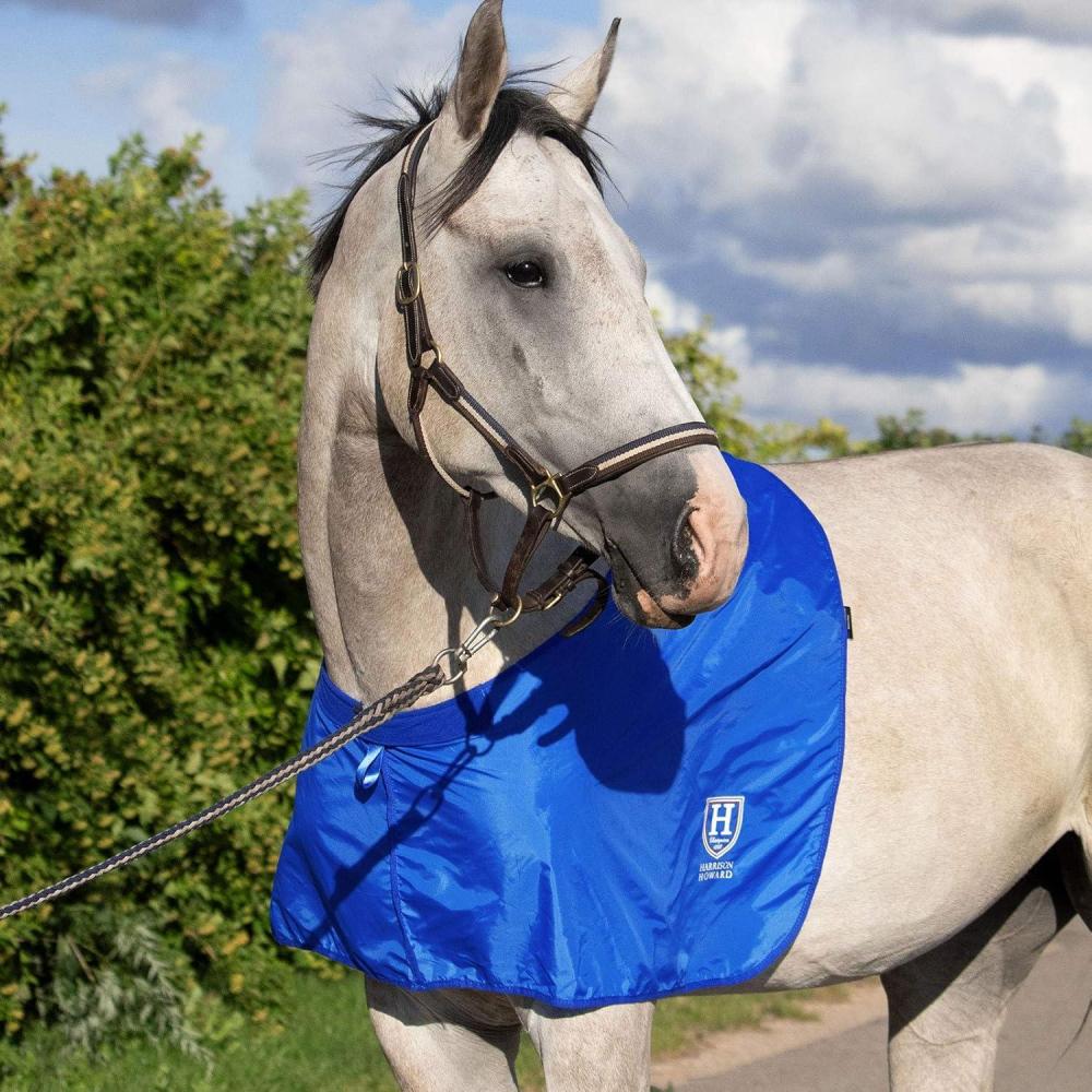 imageHarrison Howard HHorse Shoulder Guard AntiRub Bib Chest Saver Wither Protector Champion BlueBlue
