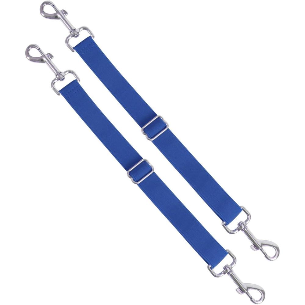 imageHarrison Howard HalfWay Elastic Horse Leg Straps Replacement Horse Blanket Sheet Leg Straps Adjustable Length wFlexibility Orange Full LargeRoyal Blue