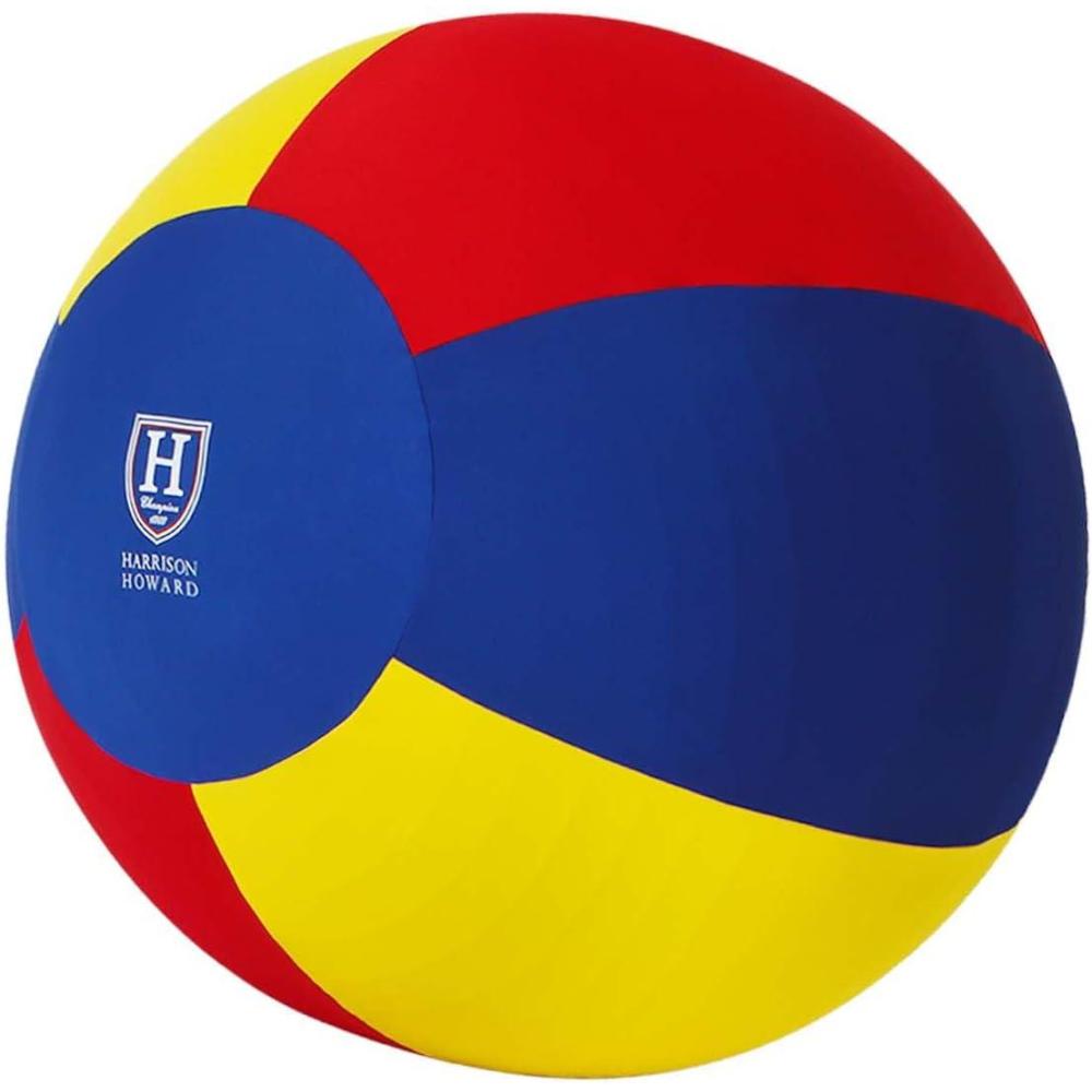 imageHarrison Howard Howdy Bally Horse Playball Covers Mega Ball Protective Cover for Equine Use Exclusive Fun Patterns Meadow Fiesta 40quotVictory Blaze