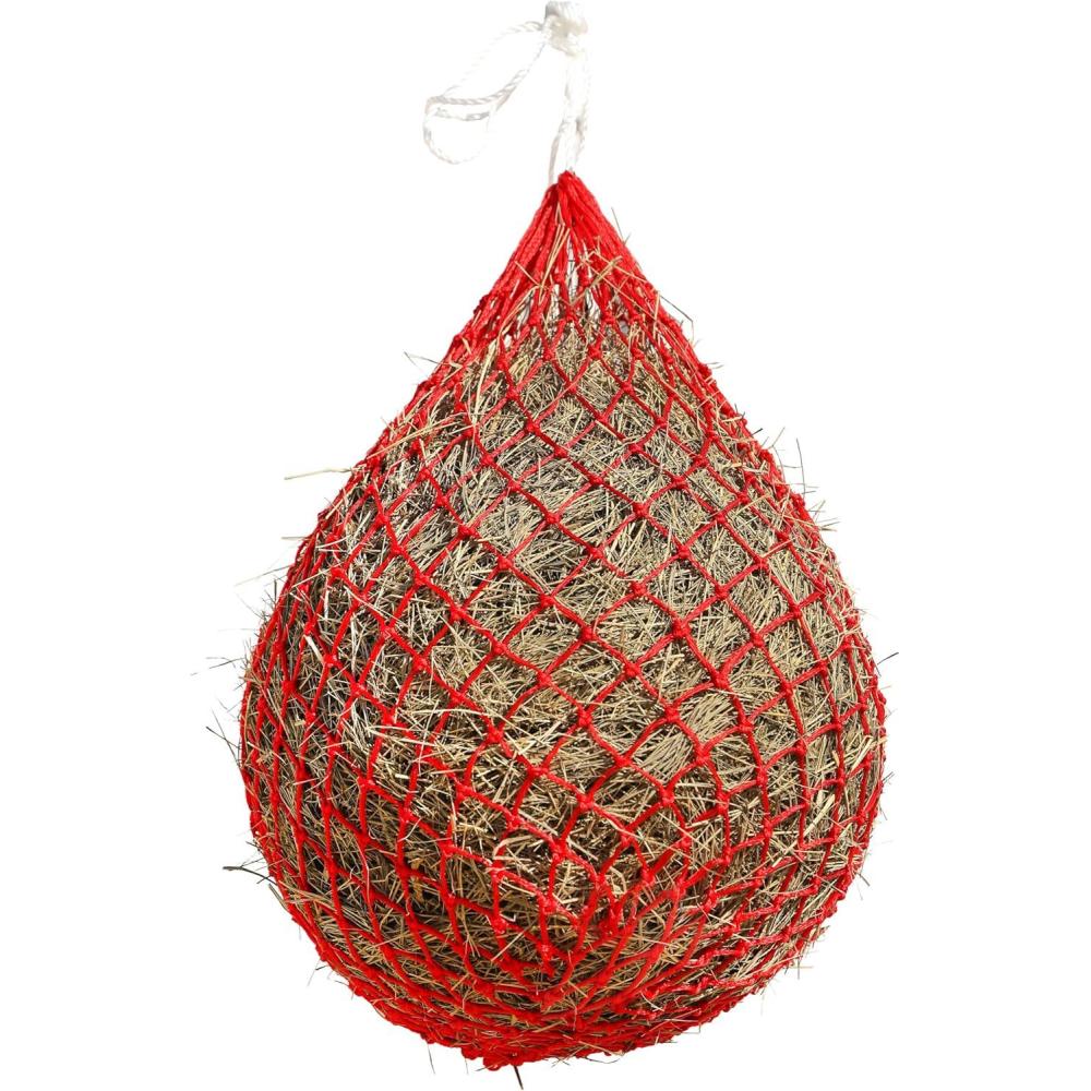 imageHarrison Howard Slow Feed Hay Net HorseBlackRed