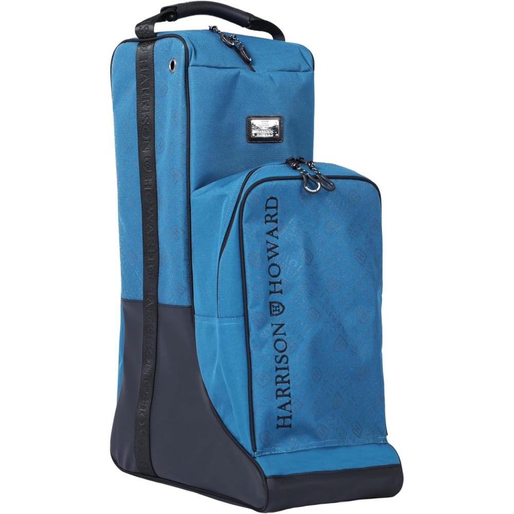 imageHarrison Howard Tall Boot Bag Equestrian Boot Travel Bag for Storing Helmet Horse Whip Accessories Boot Storage Bag BlackBlue