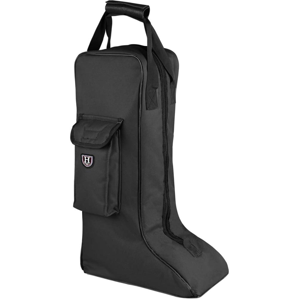 imageHarrison Howard Tall Boot Carry Bag Protect Rider Boots for Shows Competition Travel Longlasting Boot Bag BlackBlack