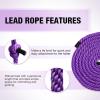 Harrison Howard 4 Knots Rope Halter with Lead(Purple)
