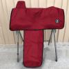 Harrison Howard 600 Denier Splash-Resistant Protective Saddle Cover Protection from Scratches, Direct Sunlight, and Dust/Debris Keeps Saddle in Pristine Condition-Red(Red)