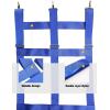 Harrison Howard Adjustable Poly 3-Slat Stall Guards for Horse Barns Stall Guard for Horses Home Barn Use Stall Guard Black(Blue)