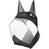 Harrison Howard CareMaster UV-Proof Great Air Flow Fly Mask Standard with Ears Silver/Black Retro(Black/Silver)