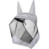 Harrison Howard CareMaster UV-Proof Great Air Flow Fly Mask Standard with Ears Silver/Black Retro(Silver/Black)