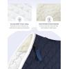 Harrison Howard English Saddle Pad for Horses Horse Riding Close Contact Saddle Pad Non-Slip Moisture-Wicking Shock Absorbing(Navy)