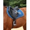 Harrison Howard English Saddle Pad for Horses Horse Riding Close Contact Saddle Pad Non-Slip Moisture-Wicking Shock Absorbing(Peacock Blue)