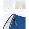 Harrison Howard English Saddle Pad for Horses Horse Riding Close Contact Saddle Pad Non-Slip Moisture-Wicking Shock Absorbing(Peacock Blue)