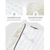 Harrison Howard English Saddle Pad for Horses Horse Riding Close Contact Saddle Pad Non-Slip Moisture-Wicking Shock Absorbing(white)