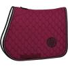 Harrison Howard Equestrian All Purpose Saddle Pad High-Performance English Saddle Pad with Superior Shock Absorption(Burgundy)