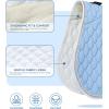 Harrison Howard Equestrian All Purpose Saddle Pad High-Performance English Saddle Pad with Superior Shock Absorption(Ice Blue)