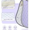 Harrison Howard Equestrian All Purpose Saddle Pad High-Performance English Saddle Pad with Superior Shock Absorption(Lavender)
