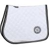Harrison Howard Equestrian All Purpose Saddle Pad High-Performance English Saddle Pad with Superior Shock Absorption(White)
