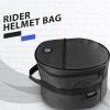 Harrison Howard Equestrian Motorcycle Riding Waterproof Helmet Bag Helmet Case Storage Carring Bag(Black)